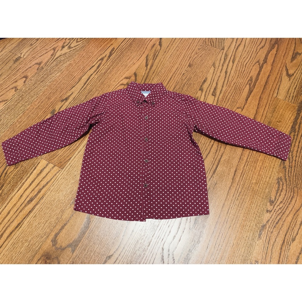 Little Boy Dot Shadow Printed Shirt